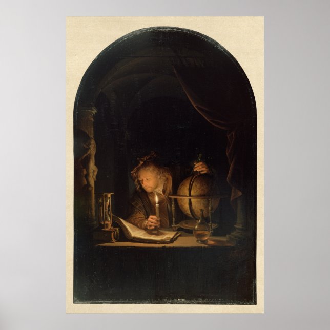 Póster Filósofo alquimista medieval (Frente)