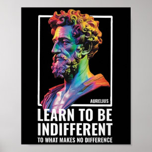 Póster Filósofo estoico Wisdom Marcus Aurelius Philosoph