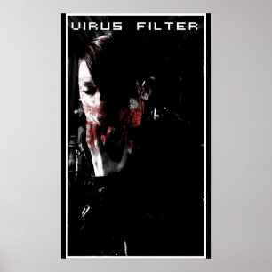 Póster Filtro del virus