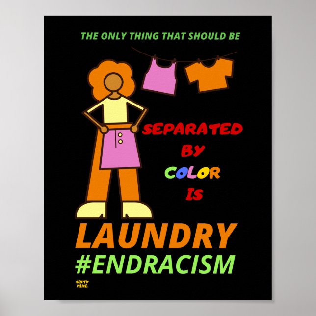PÓSTER "FIN AL RACISMO" (Frente)