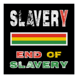 Póster Fin de la esclavitud
