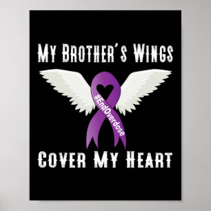 Póster Fin de la sobredosis Las alas de mi hermano cubren