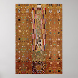 Póster Fin de muro, Stoclet Frieze de Gustav Klimt