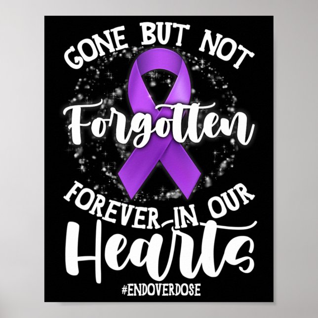 Póster Fin de Sobredosis Memorial de un Ser Querido Conci (Frente)