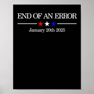 Póster Fin De Una Fallida Sátira Política Para Enero