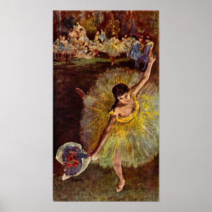 Póster Fin del arabesco por Edgar Degas