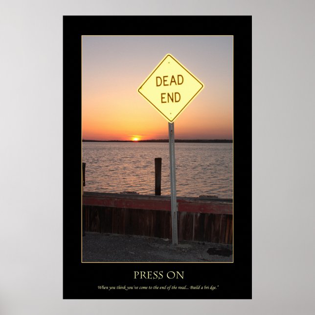 Póster Fin del camino (Frente)