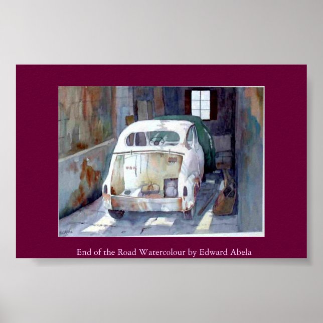 Póster Fin del camino (Frente)