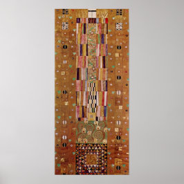 Póster Fin del Muro, Furisa Stoclet por Gustav Klimt