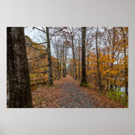 Póster Fin del otoño en el Poster de la pista del canal d