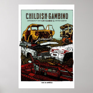 Póster Final de la Gambino Chicago en Chile