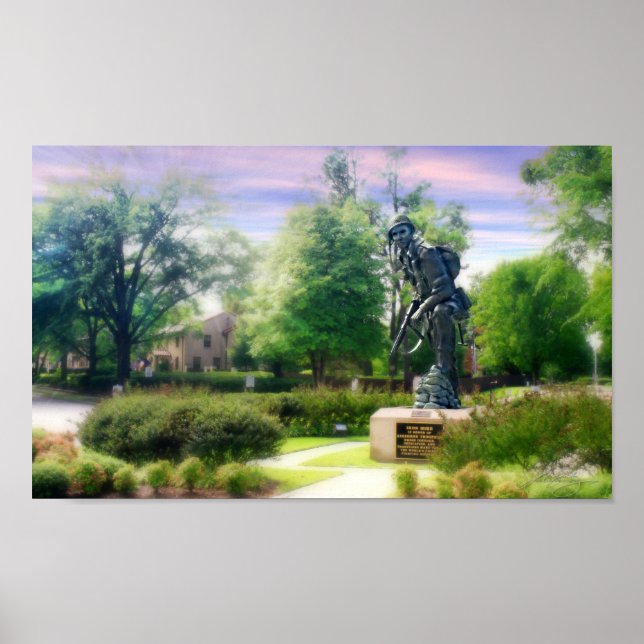 Póster Final de mimbre estilizada sobre lienzo mate (Frente)