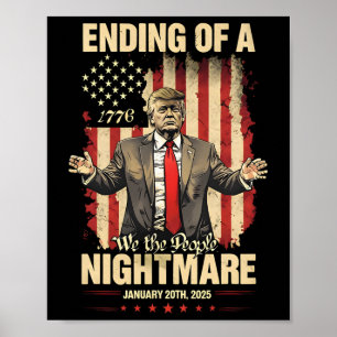 Póster Final De Una Noche Aterradora Día De Inauguración