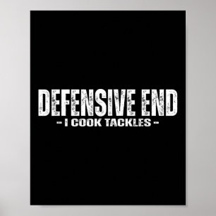 Póster Final Defensivo (de) Lineman - Divertido atletismo