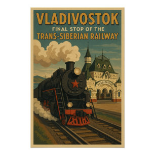Póster Final Stop of the Trans-Siberian Railway