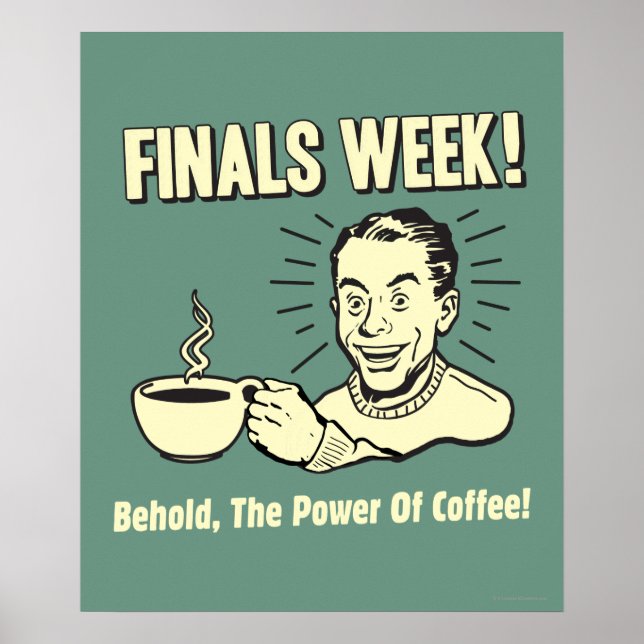 Póster Finales de semana: Behold Power Coffee (Frente)