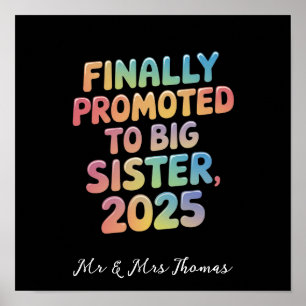 Póster Finalmente ascendida a hermana mayor 2025 Adorable