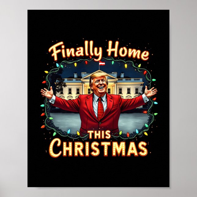 Póster Finalmente en casa este Navidad la celebración de  (Frente)