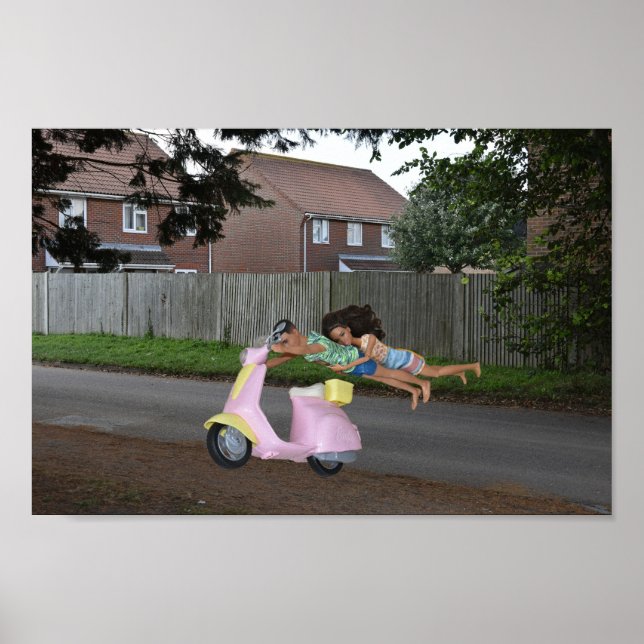 Póster Finalmente nos estamos quedando sin gasolina. (Frente)