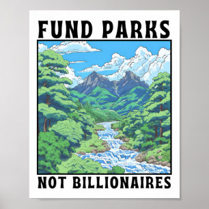 Póster Financiar Parques No Multimillonarios