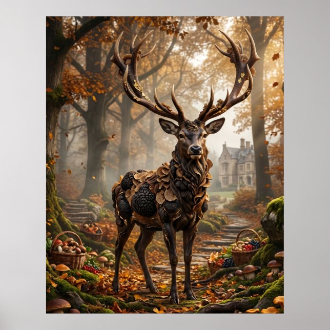 Póster Finca Cotos del Ciervo de Trufa (Frente)
