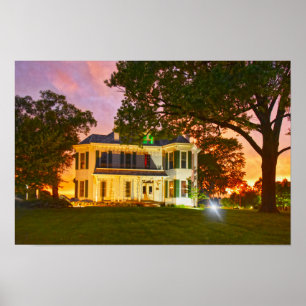 Póster Finca de la casa de la hacienda Lackman-Thompson, 