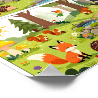 Póster Find the Differences Challenge – Kids Learning