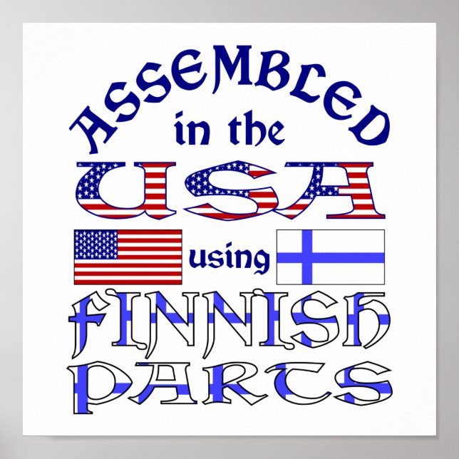 Póster Finnish Parts (Frente)