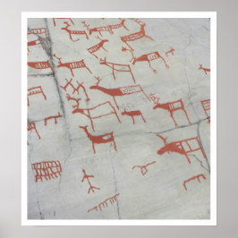 Póster Fiordo de Rock Alta de Noruega