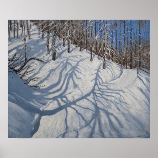 Póster Fir Tree Shadows Tignes 2009 (Frente)