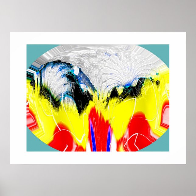 Póster Fire and melting ice (Frente)