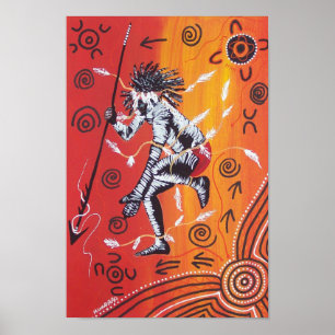 Póster Fire Dancer Poster by Mundara