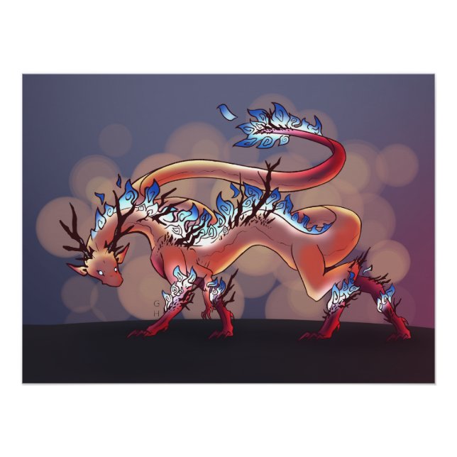 Póster Fire Dragon (Anverso)