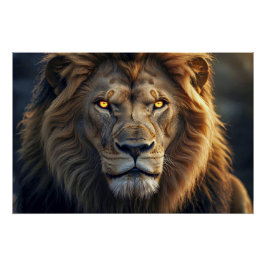 Póster Fire Eyes of the Jungle King