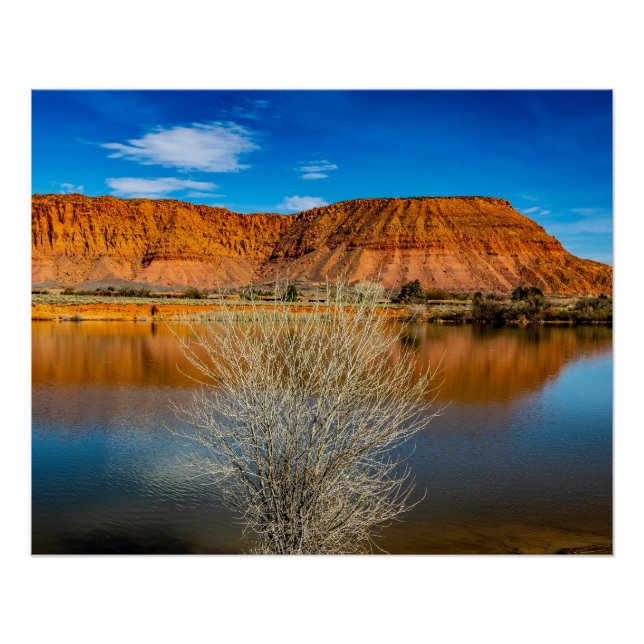 Póster Fire Lake Vista Brillante (Anverso)