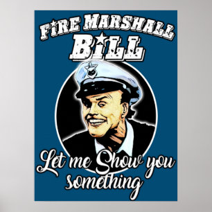 Póster Fire Marshall Bill