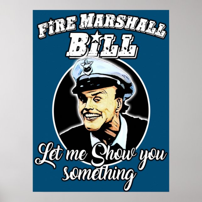 Póster Fire Marshall Bill (Frente)