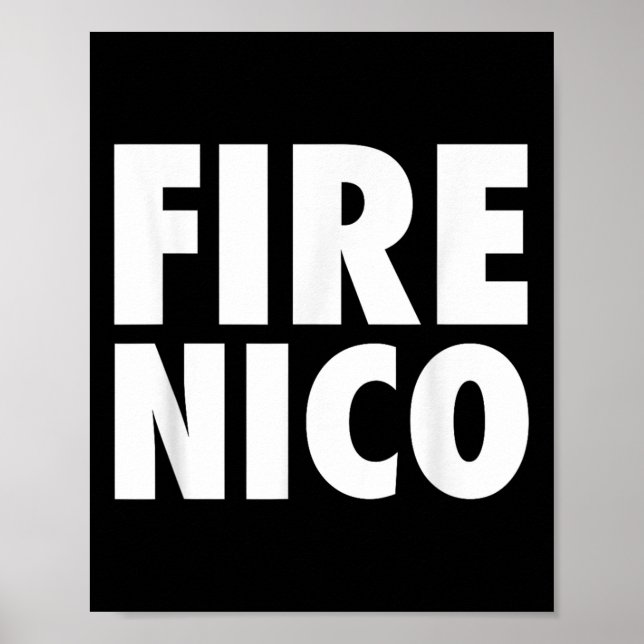 Póster Fire Nico (Frente)