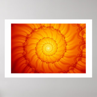 Póster Fire Spiral