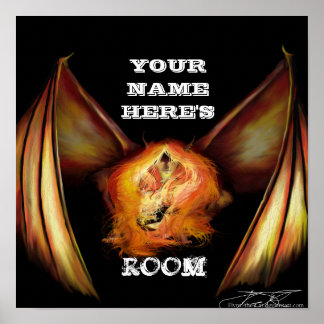 Póster Firelight Personalised Door Poster