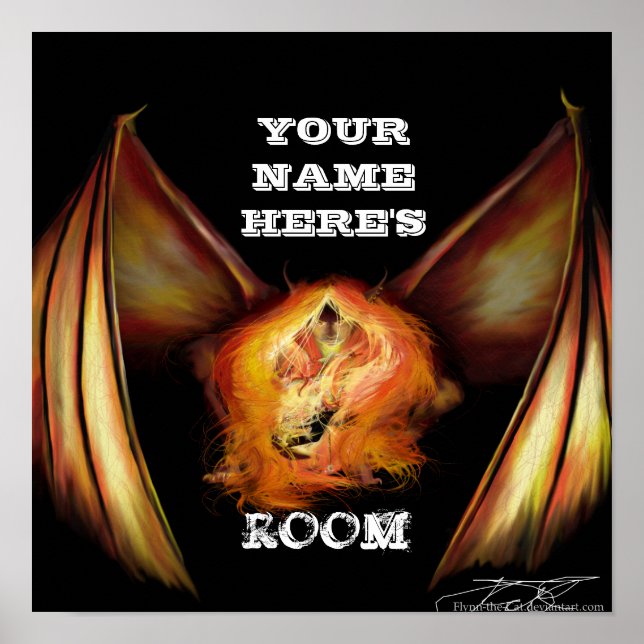 Póster Firelight Personalised Door Poster (Frente)