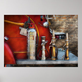 Póster Fireman - An Assortment of Nozzles