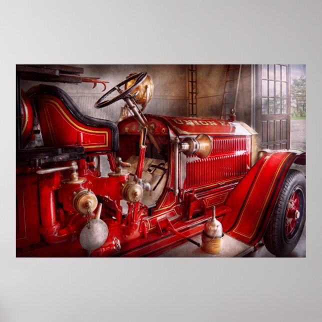 Póster Fireman - Esperando una llamada (Frente)