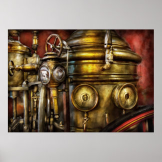 Póster Fireman - La caldera de vapor