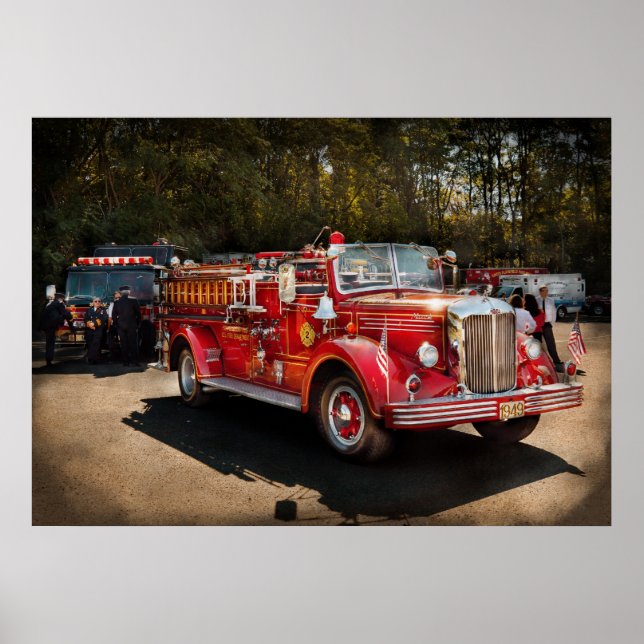 Póster Fireman - La procesión (Frente)