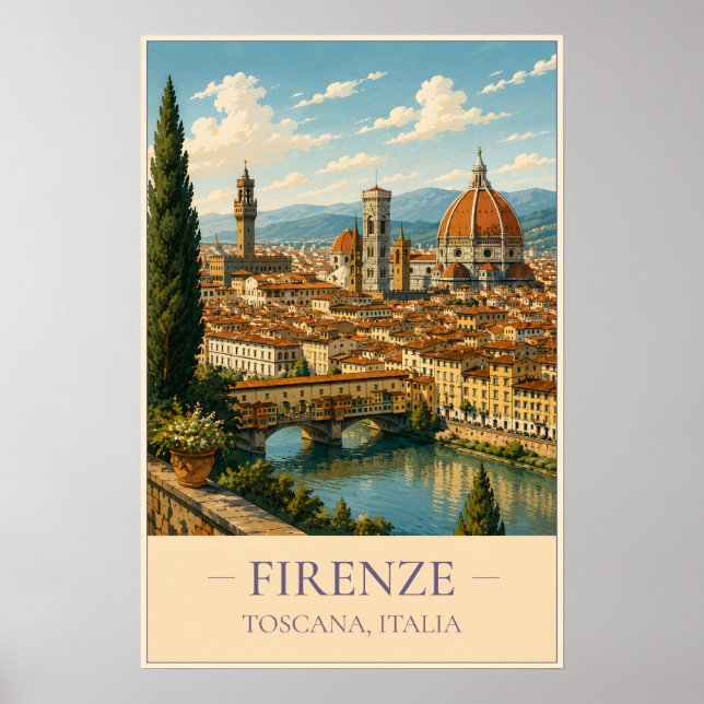 Póster Firenze (Frente)