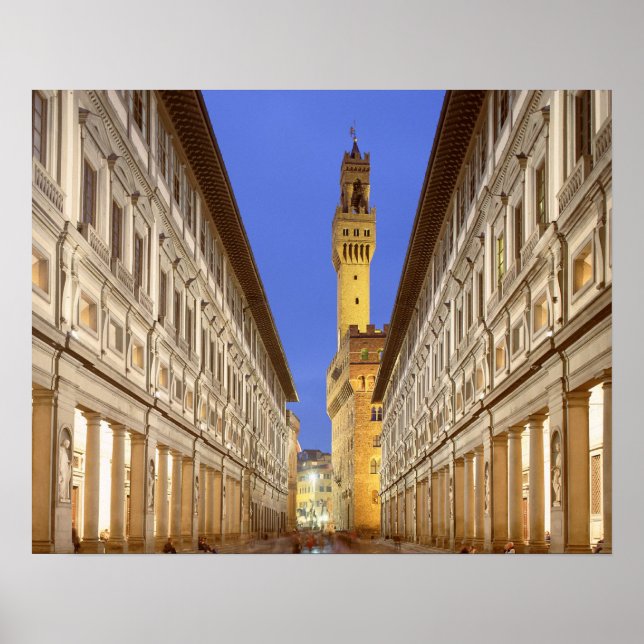 Póster Firenze Galeria degli Uffizi Florencia Poster de I (Frente)