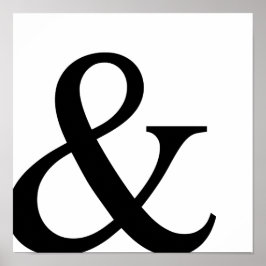 Póster Firma de Ampersand y firma