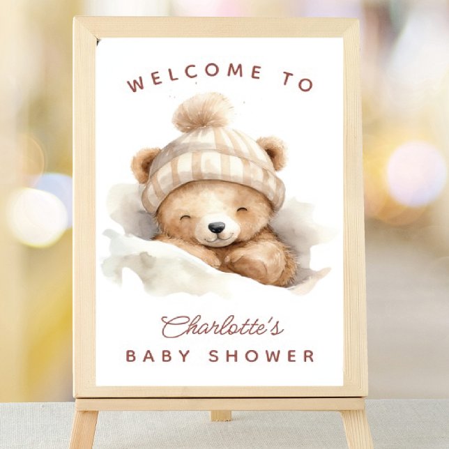 Póster Firma de bienvenida de Baby Shower de Snuder Up Be (Subido por el creador)