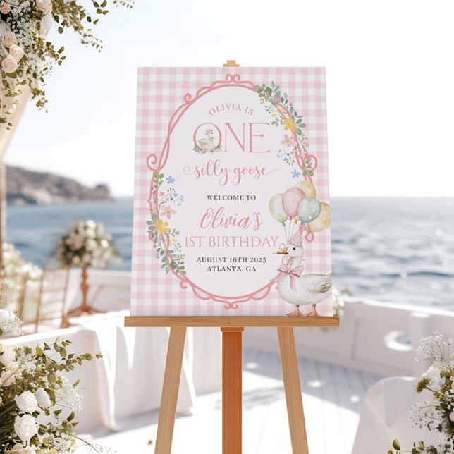 Póster Firma de bienvenida de primer cumpleaños de un Chi (Subido por el creador)